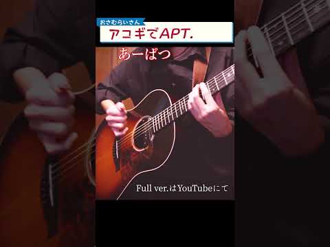 アコギで「あーぱつあぱつ」 #osamuraisan #ギター #guitar #apt #fingerstyle #おさむらいさん