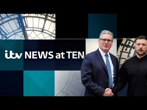 Watch Sunday's ITV News at Ten - as Europe travels to Washington to support Ukraine | ITV News