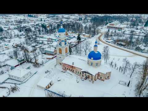 Зима 2024 год Богородицерождественский храм с.Раменки