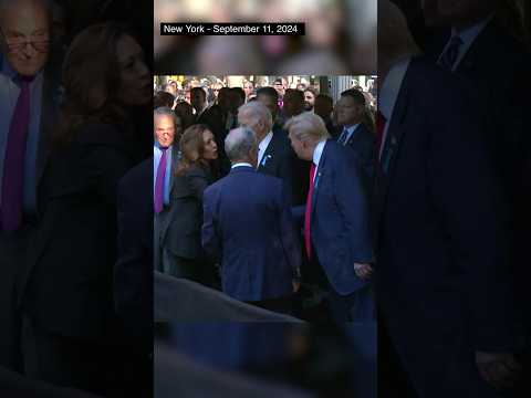 Trump and Harris Meet at 9/11 Memorial a Day After Debate