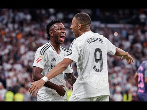 Vinicius sove Real Madrid. Ancelotti mete li sou ban...li reponn sou teren