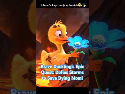 Brave Duckling's Epic Quest: Defies Storms to Save Dying Mom! 🦆❤️