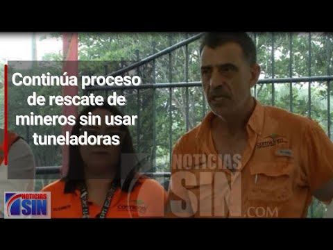 CORMIDOM dice continúa proceso de rescate de mineros sin usar tuneladoras del Metro