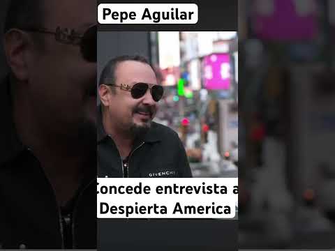 Pepe Aguilar concede entrevista después de la boda de Angela Aguilar a Despierta  America