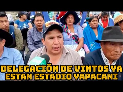 ORGANIZACIONES DE MUNICIPIO DE VINTOS PIDEN QUE VUELVA EVO MORALES PRESIDENCIA DEE BOLIVIA..