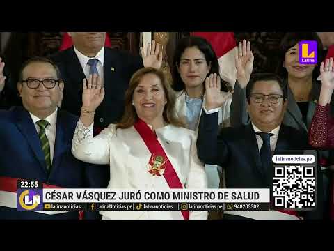 César Vásquez: Dina Boluarte tomó juramento a nuevo ministro de Salud