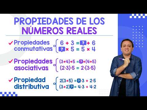 PROPIEDADES DE LOS NÚMEROS REALES 📐 | Ejemplos y ejercicios
