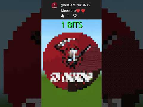 My Subscriber Satisfying Pixel Art in Minecraft! 364 #effectking #shorts #gaming #minecraft