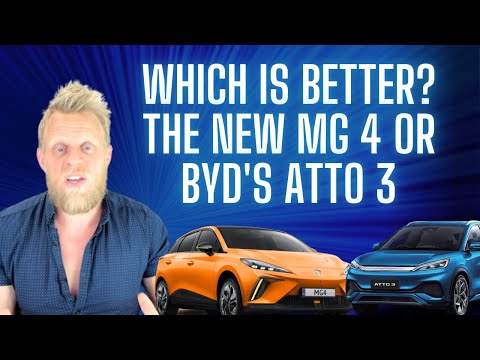 MG 4 EV VS BYD Atto 3 - price, batteries, warranty & range compared