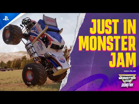 Monster Jam Showdown - Just in Monster Jam Trailer | PS5 & PS4 Games