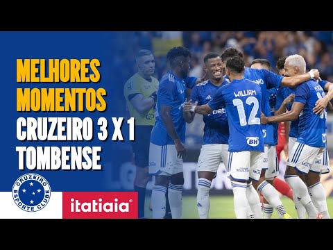 CONFIRA OS MELHORES MOMENTOS DE CRUZEIRO 3 X 1 TOMBENSE
