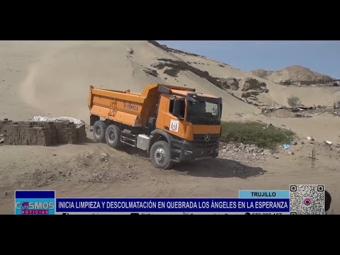 Trujillo: inicia limpieza y descolmatación en quebrada Los Ángeles en La Esperanza