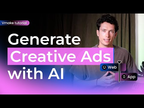 How to Generate Converting Ads Fast｜Vmake AI Creative Ads Tutorial