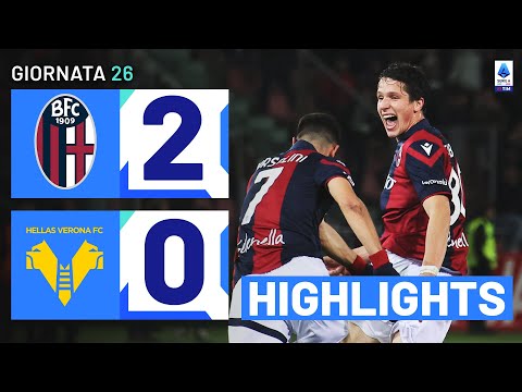 BOLOGNA-VERONA 2-0 | HIGHLIGHTS | 26ª GIORNATA | SERIE A TIM 2023/24