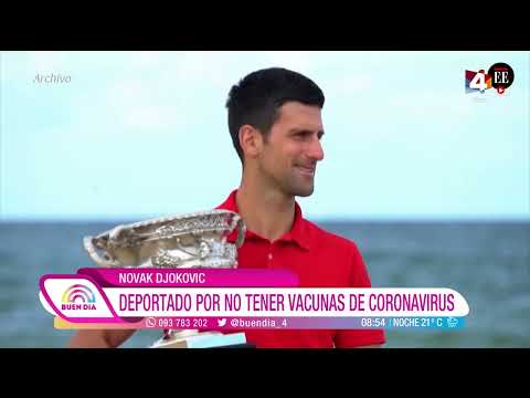 Buen Día - Novak Djokovic: Deportado por no tener vacunas contra la Covid-19