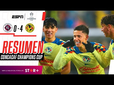 ¡PALIZA DE LAS ÁGUILAS EN LA IDA DE 4TOS DE LA CHAMPIONS CUP! | NE Revolution 0-4 América | RESUMEN