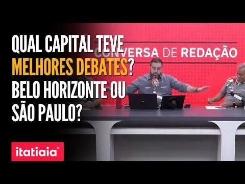 COMENTARISTAS COMPARAM DEBATES DE SÃO PAULO E BELO HORIZONTE