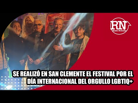 Se realizó en San Clemente el Festival por el Día Internacional del Orgullo lgbtiq+