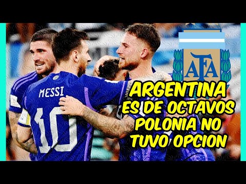 ARGENTINA es de OCTAVOS! Superó a una DÉBIL POLONIA en el DÍA DECISIVO!