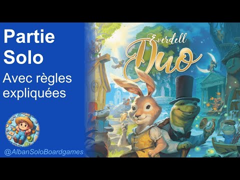 [FR] Everdell Duo (2/2) | Partie Solo complète | Comment jouer ? | Règles expliquées