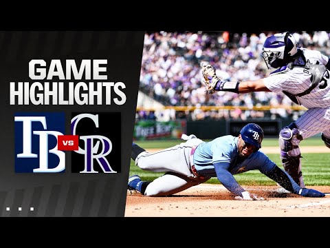 Rays vs. Rockies Game Highlights (4/5/24) | MLB Highlights