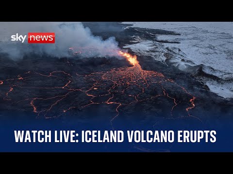 Iceland volcano continues to erupt for the seventh time in almost a year