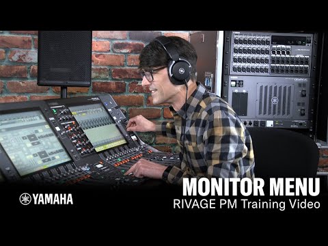 RIVAGE PM Training Video - Monitor Menu