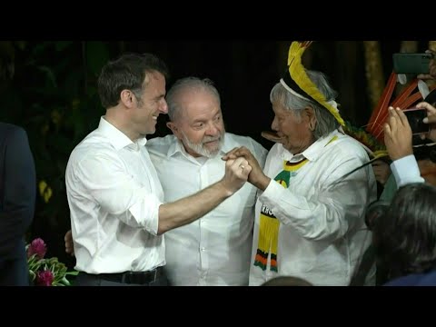 Brazil: Macron and Lula meet Indigenous leader at Combu Island | AFP