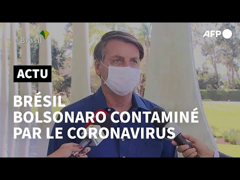 Brésil: le président Bolsonaro annonce être contaminé par le coronavirus | AFP