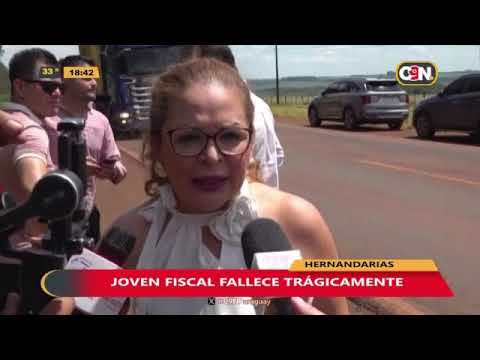 Fiscal muere en terrible accidente de tránsito en Alto Paraná