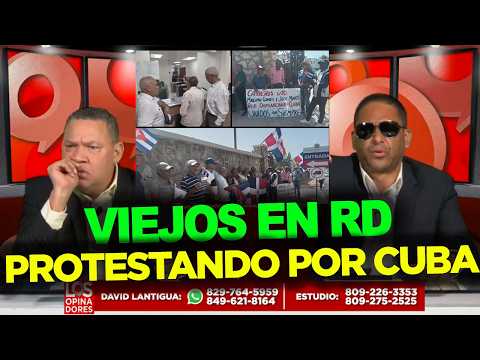 ¡QUÉ VERGÜERZA dieron un reguero de viejos desdentados protestando frente a la Embajada de Cuba!