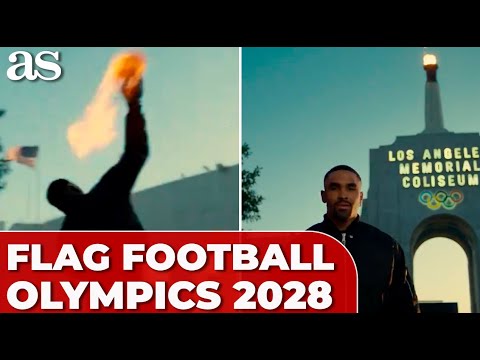 JALEN HURTS Ignites OLYMPIC flame and makes history: FLAG FOOTBALL becomes OLYMPIC SPORT for 2028