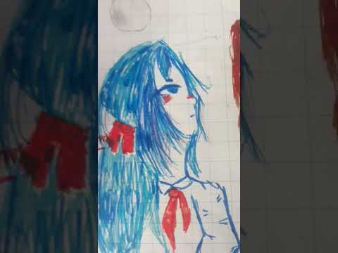 lần đầu vẽ góc nghiêng và màu