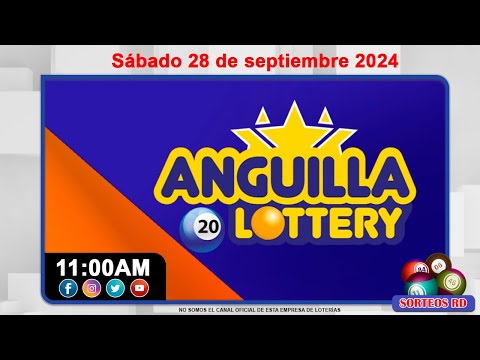 Anguilla Lottery en VIVO  | Sábado 28 de septiembre 2024 - 11:00 AM #loteriasdominicanas