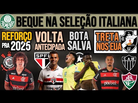 TIMÃO QUER DAVID LUIZ! REFORÇO NO SP! FLA: PREJU DE 50MI! VERDÃO NA AZZURRA! BOTA SALVA! VASCO, GALO