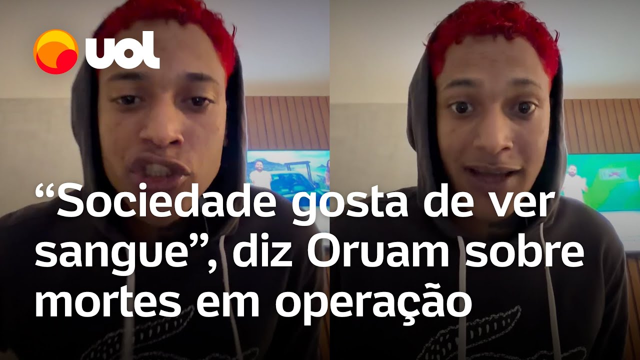 Oruam se pronuncia contra operação no RJ A política que mais vende é a de matar bandido  TV Online Oruam se pronuncia contra operação no RJ A política que mais vende é a de matar bandido