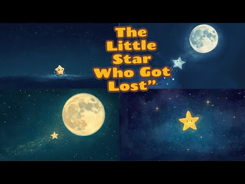 Moral story A Little Star who got Lost in English/kids moral stories/bed time story/interesting stor
