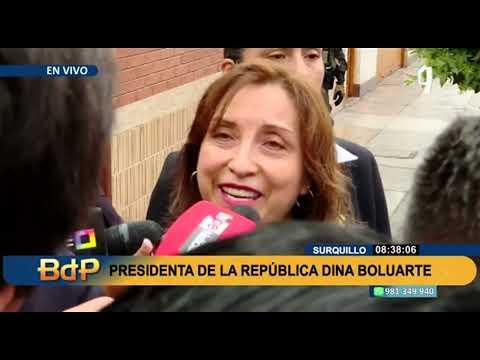 Dina Boluarte confirma que recibirá a la prensa en Palacio de Gobierno (1/2)