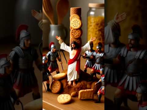 ✨ “Unbelievable! Jesus on Biscuit Cross 😲✝️”#shortsfeed #ai