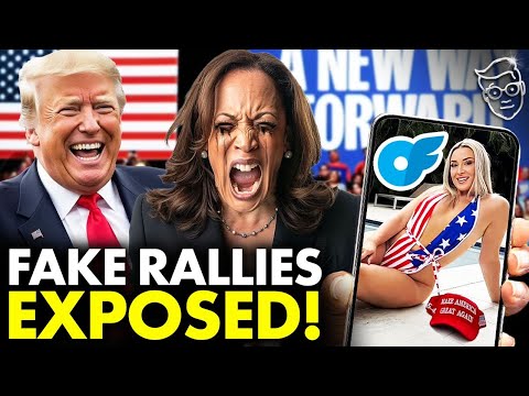 Trump Shares OnlyFans Model EXPOSING Kamala for PAYING Supporters to Go to RALLIES | 'It's ALL FAKE'