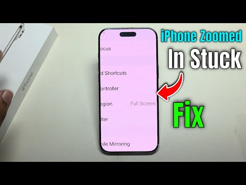 How to fix zoom problem on iPhone | iPhone Screen Zoomed in Stuck