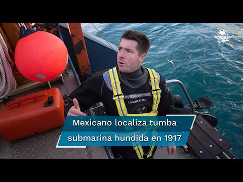 Mexicano halla submarino de la Primera Guerra Mundial