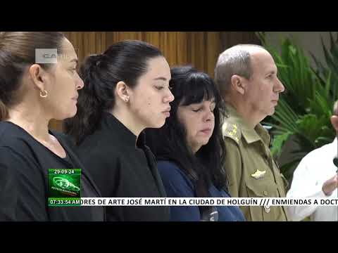 Cuba: Homenaje póstumo al general de cuerpo de ejército Ramón Espinosa Martín