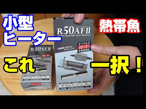 【熱帯魚水槽】小型ヒーターは、これがいいぞ！信頼性が高くかっこいい！　＃エヴァリスヒーター　＃betta