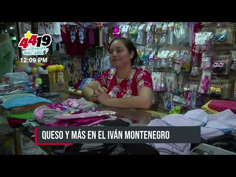 Queso barato y varios productos a buen precio en el Mercado Iván Montenegro - Nicaragua