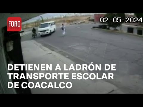 Detienen a Luis Eduardo ‘N’, implicado en un robo a transporte escolar en Coacalco - Las Noticias