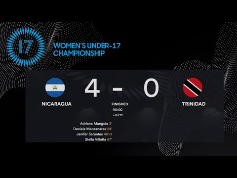 T&T Lose 4-0 To Nicaragua In Concacaf Women's Under-17 Championship