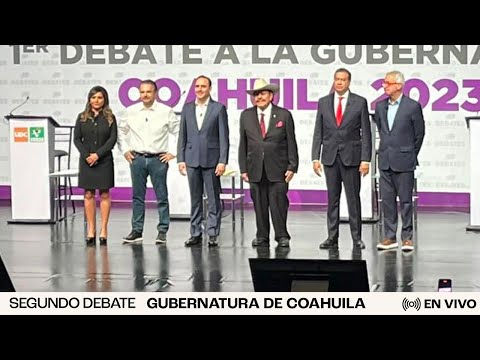 EN VIVO: Segundo debate por la gubernatura de Coahuila #VotaMéxico2023