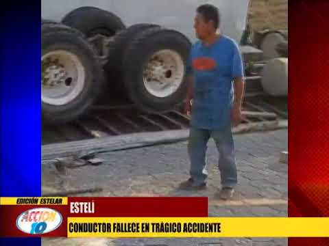 Accidente de tránsito dejó a un fallecido en Estelí
