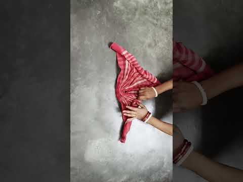 গামছা দিয়ে পুতুল বানানো 🥰🥰 #viral #shorts #viralshorts #weddingtraydecoration #saree